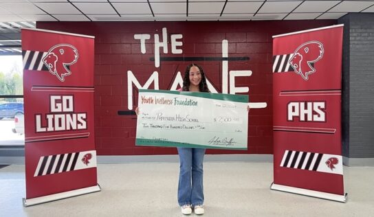 Prattville High School student takes on mental health fight, presents $2500 donation
