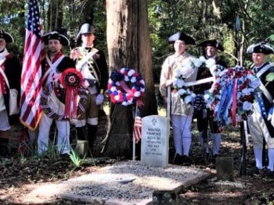 Gen. John Archer Elmore SAR Chapter Honors Revolutionary War Soldier Walter Filmore Ross, Sr.