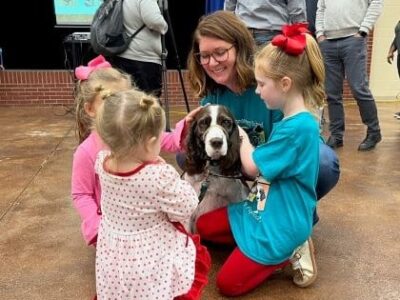 It’s a Pawty! Facility dog Popcorn retires from Wetumpka Elementary School
