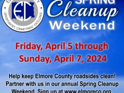 Registration Open for Elmore County Spring Cleanup Event