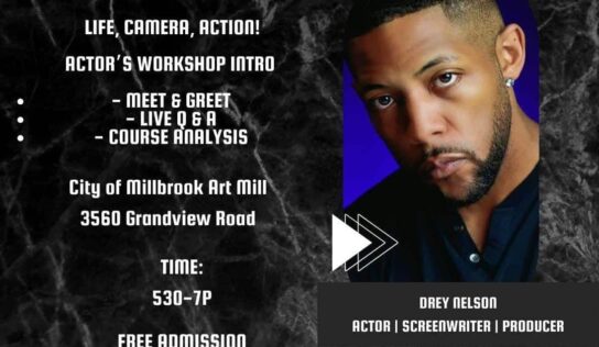 Meet and Greet tonight with Drey Nelson at Millbrook’s Art Mill