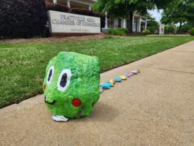 The Prattville Rockapillar, a community art project   