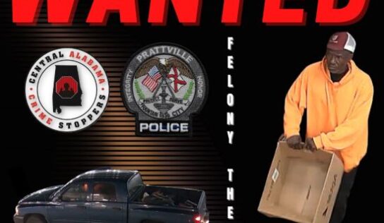 Theft of property 2nd degree investigation in Prattville, cash reward offered