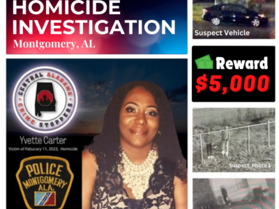 Reward is $5,000 for 2023 Montgomery homicide of Yvette Carter