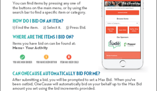 AWF online Silent Auction happening now! Bidding ends at 6:30 tonight