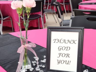 Pretty in pink for the 19th Annual Senior Citizen Banquet