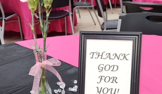 Pretty in pink for the 19th Annual Senior Citizen Banquet