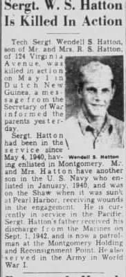 Remembering TSgt Wendell S Hatton, 21st Infantry Regiment, 24th Infantry Division