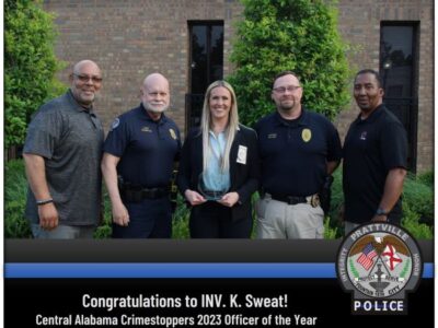 City Council honors Kaitlyn Sweat as Crimestoppers’ Officer of the Year
