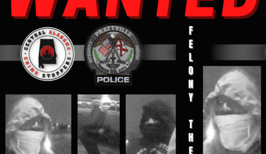 Prattville – Attempted ATM Theft Investigation – Cash Reward Offered