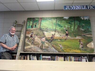 Local artist brings hometown art to Prattville Library walls
