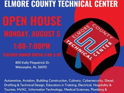 Elmore County Technical Center to host Open House Aug. 5 in Wetumpka