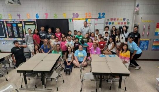 Students shell-abrate “under the sea” for last week’s language camp