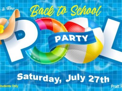 Come make a splash at the Back-to-School Pool Party this Saturday 