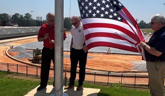 Flag pole installed at 17 Springs facility in Millbrook