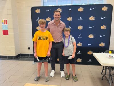 NFL quarterback Jake Fromm visits Billingsley School