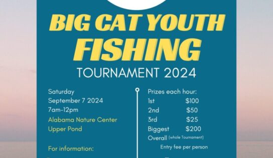 Register now for Big Cat Fishing Tourney at AWF Sept. 7 in Millbrook