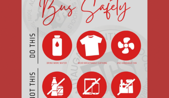 Extreme heat bus safety tips