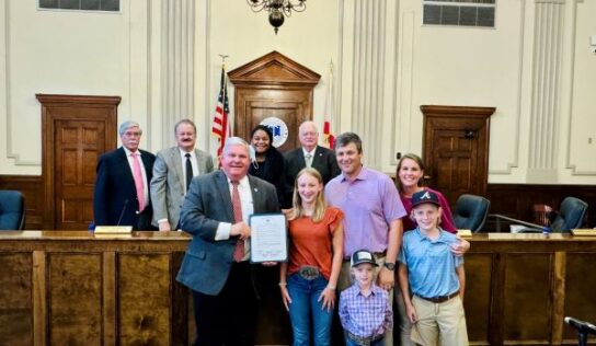 Elmore County Commission honors state champion Brantley Barrett