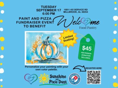Paint and Pizza Fundraiser to Benefit the Welcome Food Pantry