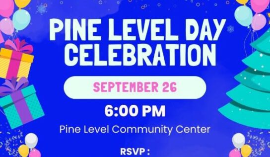 Town of Pine Level to celebrate one year anniversary Sept. 26