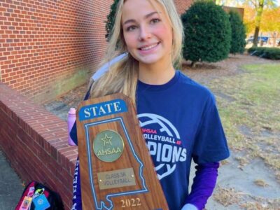 Student Spotlight – PCA Volleyball Senior Natalee Wheeler has goal on State Championship