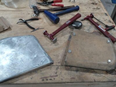 VETS, of Tallassee, working on a very special motorcycle build