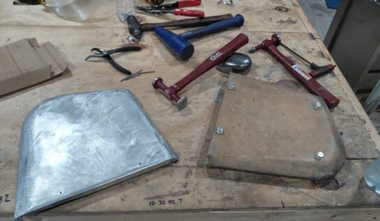 VETS, of Tallassee, working on a very special motorcycle build