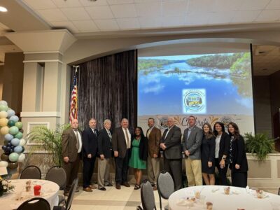 Celebrating growth in Elmore County, Speaker of the House Nathaniel Ledbetter speaks at ECEDA Unity Breakfast