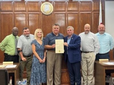 Autauga County Commission honors retired Prattville Fire Chief Terry Brown