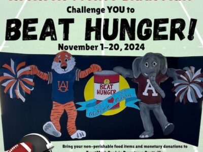 Autauga County Bama Fans to host food drive for Beat Auburn Beat Hunger 