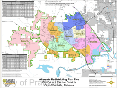 Prattville Council votes in favor of redistricting, moving forward with Alternate Plan Five