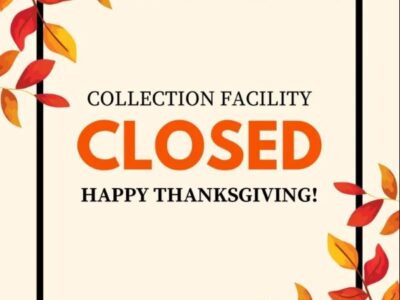 Elmore County collection facility closed for Thanksgiving starting Nov. 27