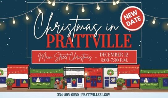 The Main Street Christmas event in Prattville has been rescheduled