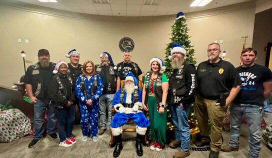 Operation Blue Santa brings presents and a visit with Santa Claus in Millbrook