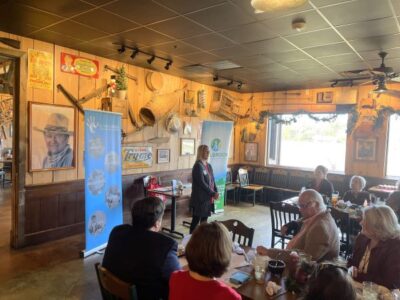 Butterfly Bridge recipient of Millbrook Chamber Giving Luncheon; Not a dry eye in the house after testimony