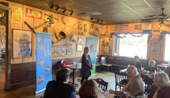 Butterfly Bridge recipient of Millbrook Chamber Giving Luncheon; Not a dry eye in the house after testimony