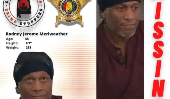 Rodney Jerome Meriweather missing in Montgomery County; Last seen Nov. 16