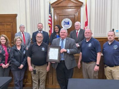 David Brunson honored by Elmore Commission after announcing retirement