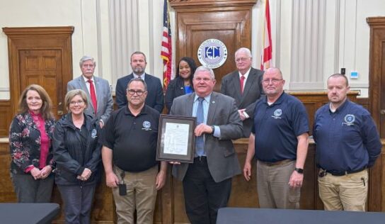 David Brunson honored by Elmore Commission after announcing retirement