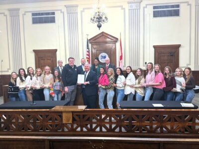 Elmore County Commission recognizes Edgewood Academy Volleyball team on State Championship