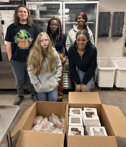 ECTC Culinary Arts student learn the Art of Baking; Elmore County Food Pantry benefits