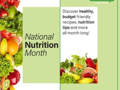 March is National Nutrition Month with Live Well Alabama