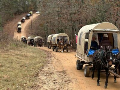 Wagon Train keeps western spirit alive on 185-Mile trek to SLE Rodeo in Montgomery