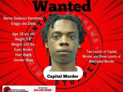 Wanted Capital Murder and Attempted Murder Suspect