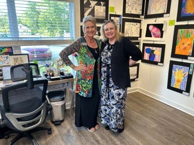 A vibrant reception for Stanhope Elmore’s 2024-2025 art classes ; Showcased in the gallery at The Art Mill