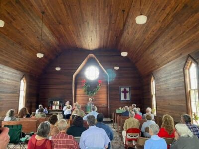 OAHS celebrates new roof at Vine Hill Presbyterian Church (1887) in Autauga County