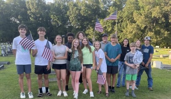 Cain’s Chapel Youth Group places flags on Veterans’ graves at historic Cemetery