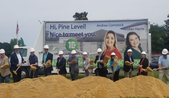 First Community Bank breaks ground in historic event for Pine Level