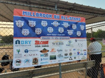 Millbrook 8U All-Stars Headed to State Thanks to Generous Sponsors